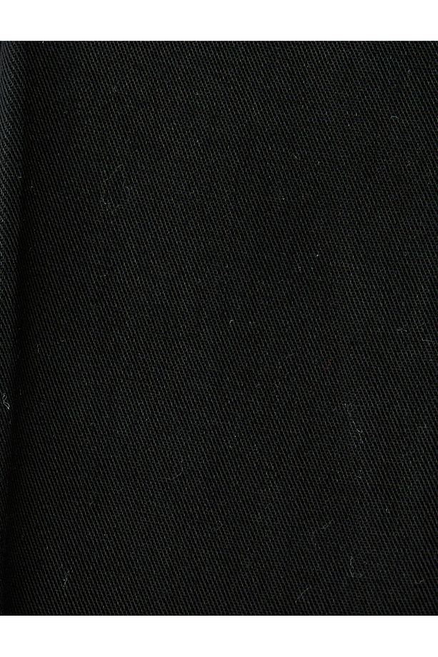 Cepli Yüksek Bel Ekstra Uzun Geniş Paça Kumaş Pantolon - 6
