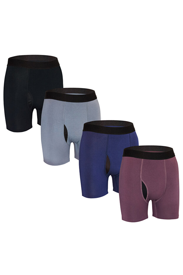 Bambu Erkek Boxer 4 lü Paket - 1