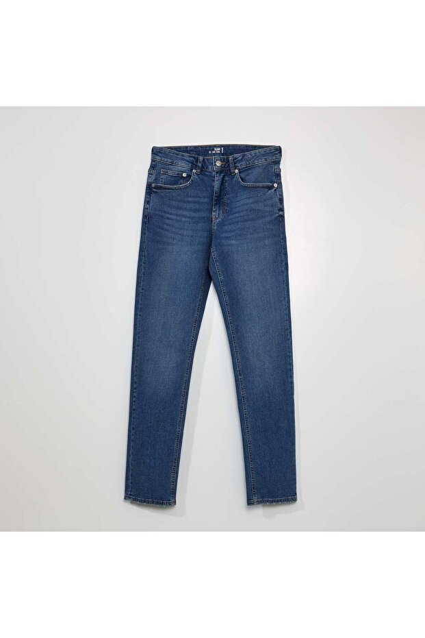 بنطال جينز بقصة Slim-fit - L32 أزرق
