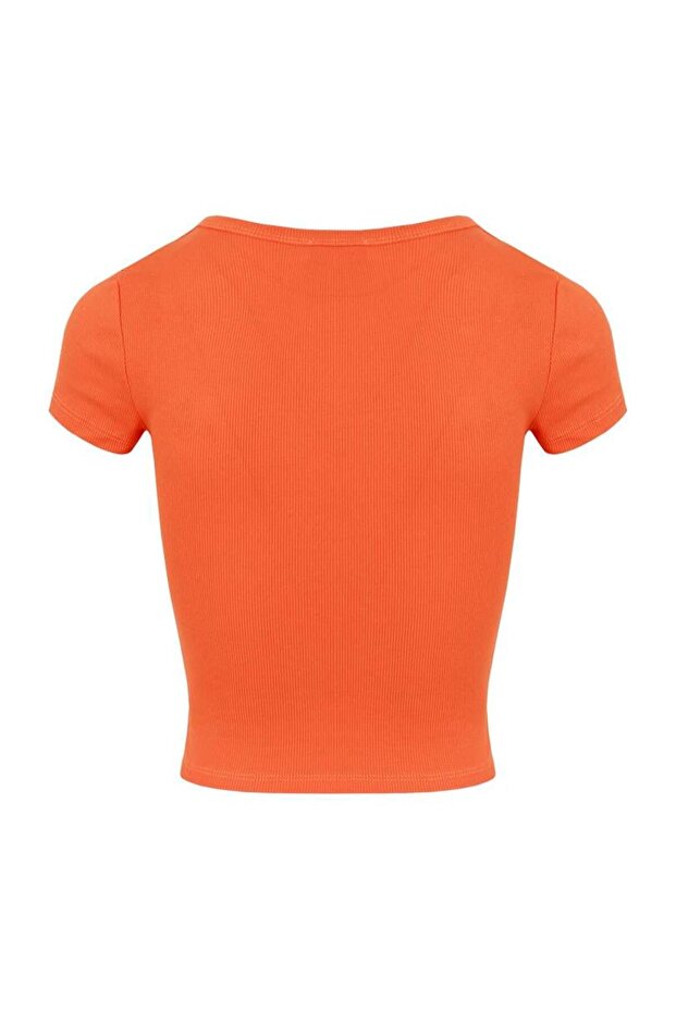 Kaşkorse Basic T-Shirt - Oranj - 2