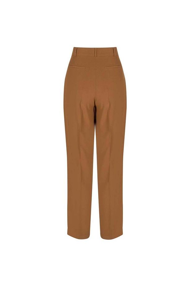 Bol Paça Krep Pantolon - Camel - 5