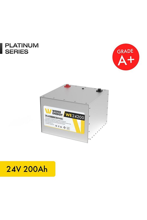 24V 200Ah LiFePO4 Platinum Series Bluetooth'lu Lityum Demir Fosfat Akü - 2