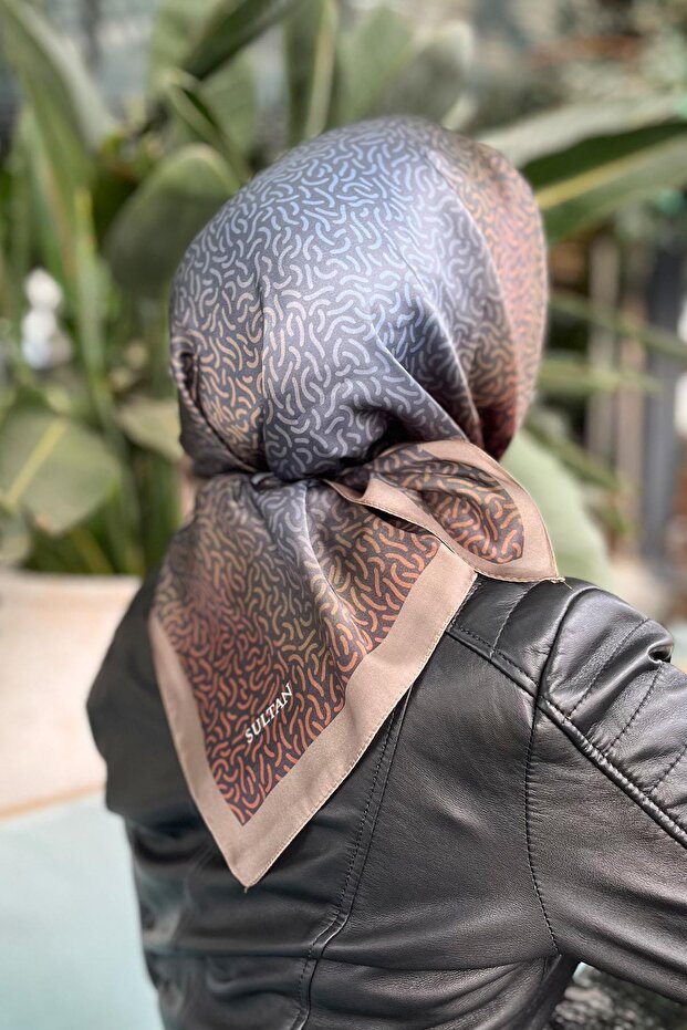 Crystal Scarf - Hare Pattern - Ske2830-09 - 3
