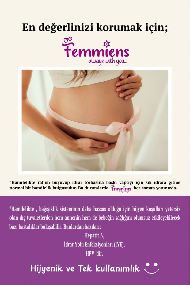 Kadınlar Için Hijyenik Ayakta Işeme Aparatı, Tek Kullanımlık 12 Adet Femmiens - 6