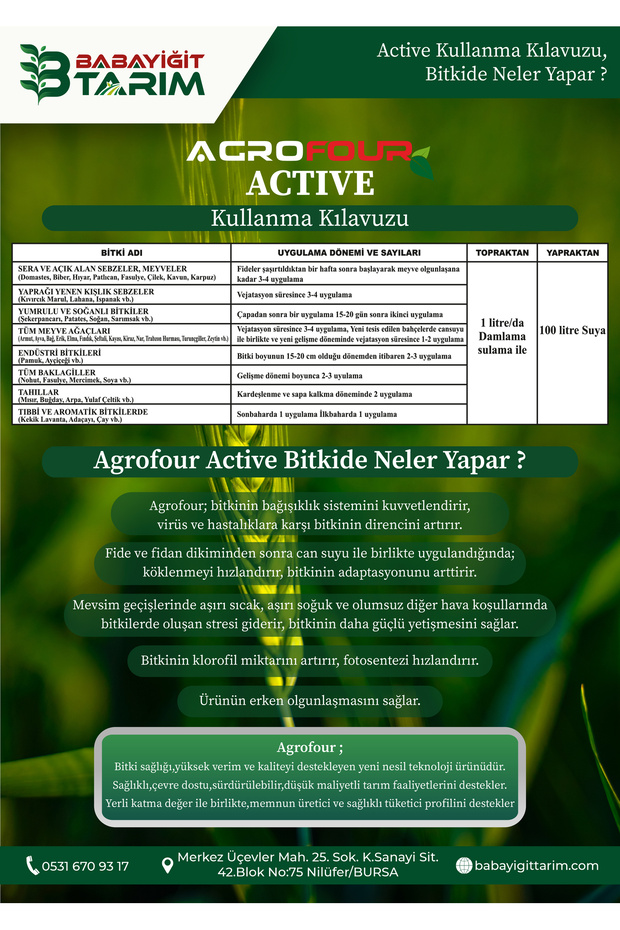 ACTİVE SIVI BİTKİ GÜBRESİ - 5