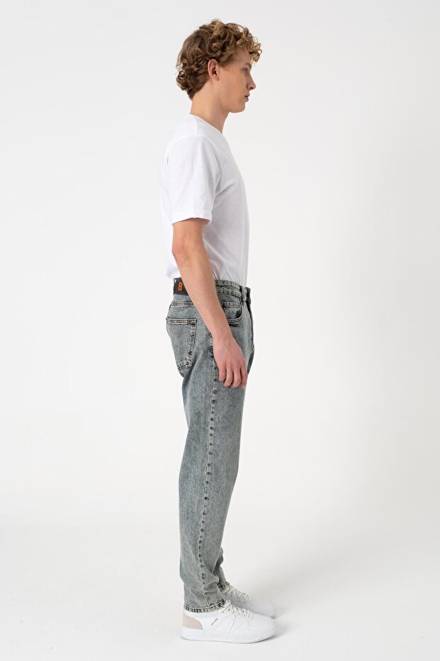 بنطلون جينز أزرق ثلجي من بنما - 5