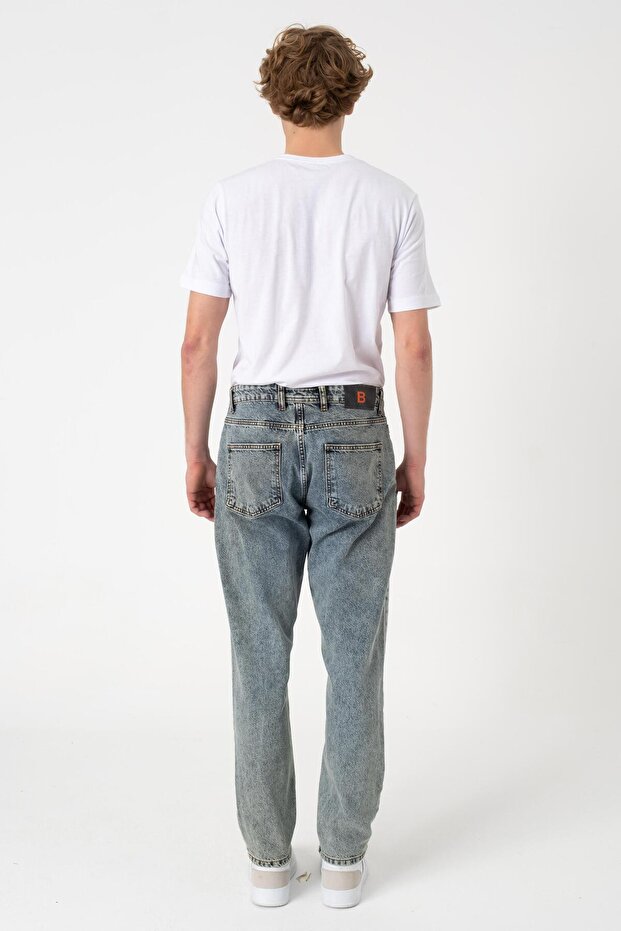 بنطلون جينز أزرق ثلجي من بنما - 3