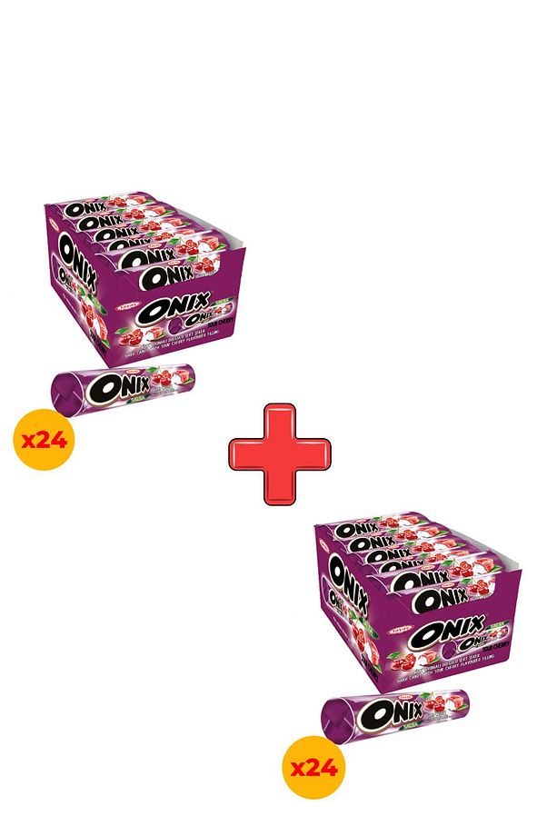 Salsa Vişneli Sert Şeker 22,4 gr X 24 Adet Kutulu 2'li Paket - 1