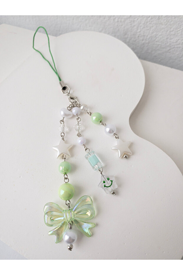 Rope Strap Phone Charm Bag and Key Ornament Accessory