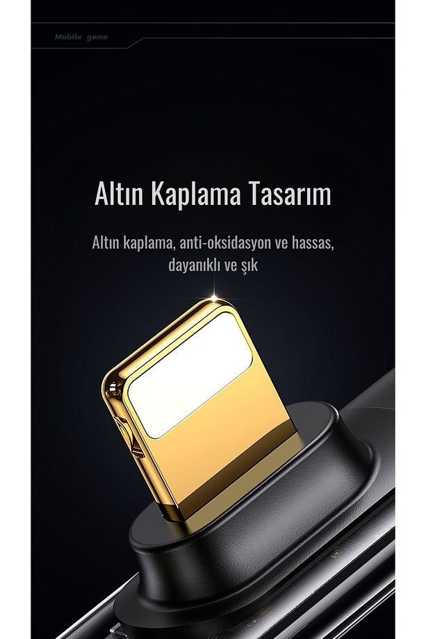 Usams Sj583 20w Lightning To Type-c Dirsek Iphone Samsung Uyumlu Hızlı Şarj Siyah - 7