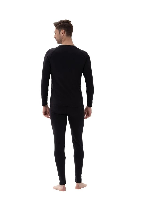 Jiber Men's Thermal Long Sleeve O Neck Bodysuit 173