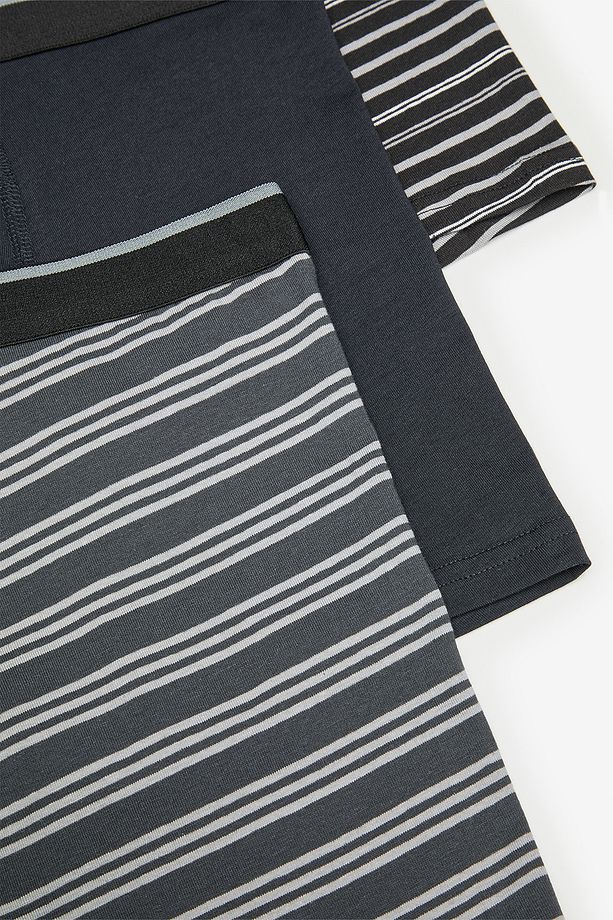 Thin Stripe 3lü Çok Renkli Boxer - 5