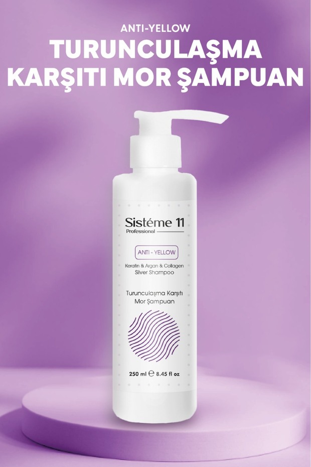 Turunculaşma Karşıtı Silver Mor Şampuan 250 ml - 3