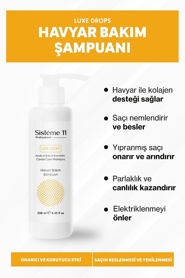Sisteme 11 Havyar Şampuan 250 ml 8684091009535 - 1