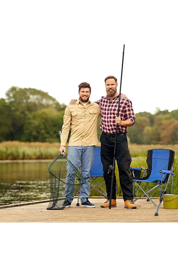 Roxy Katlanır Kamp Sandalyesi Mavi - 5