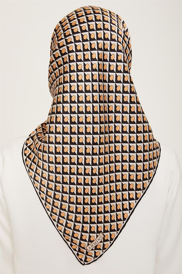 82 Armine Twill İpek Eşarp 9109D - 4