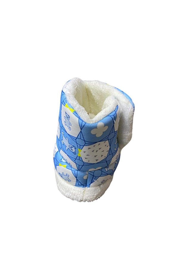 Çocuk Kışlık Yünlü Ev Botu panduf - 2