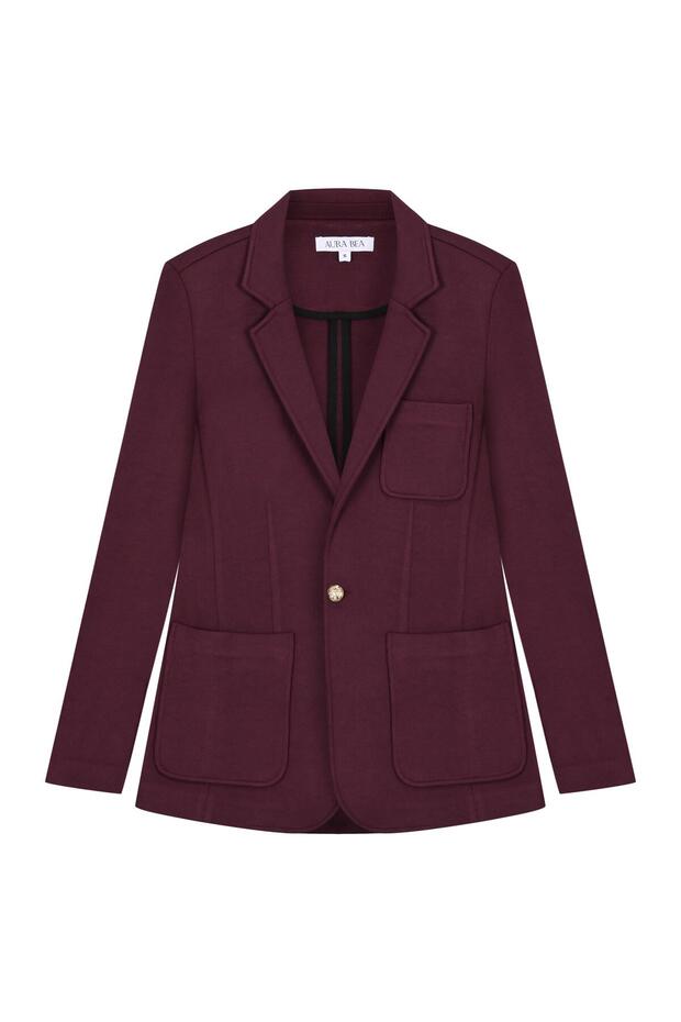 ÖRME CEKET BORDO - 1