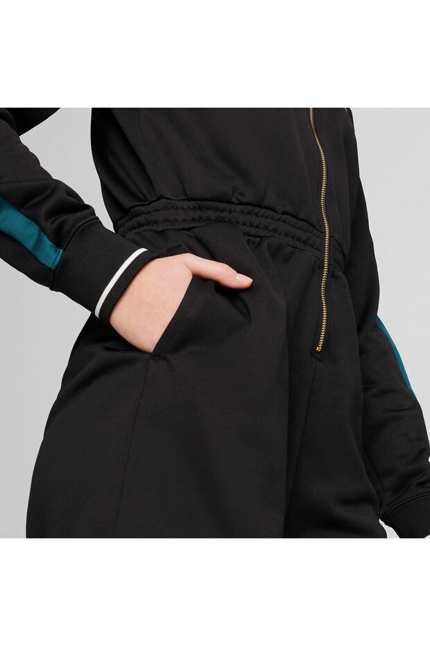 T7 Romper Kadın Siyah Tulum - 7