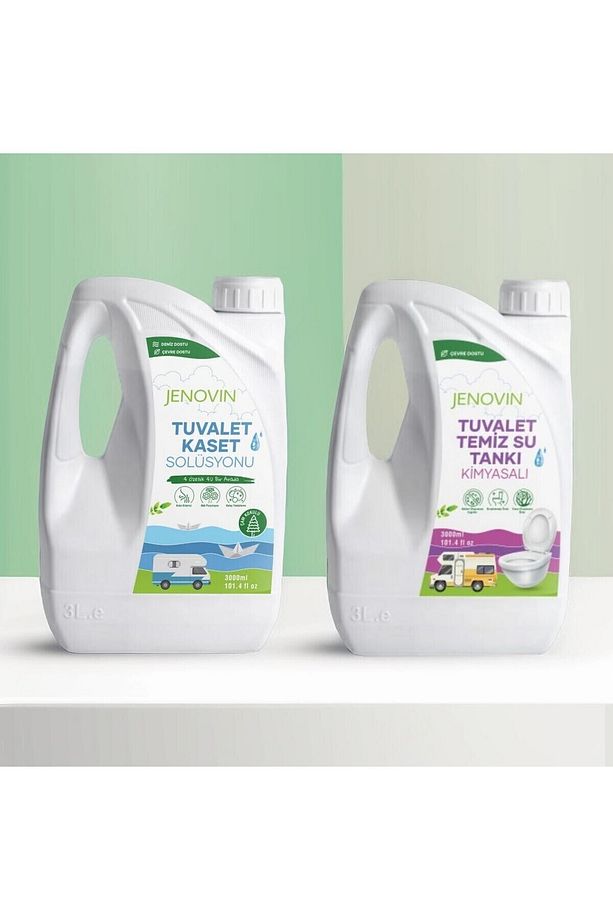 Sifon Temizliği Karavan & Tekne Kasetli Ve Portatif Tuvalet Wc Atık Kimyasalları Çam Kokulu 3l - 8