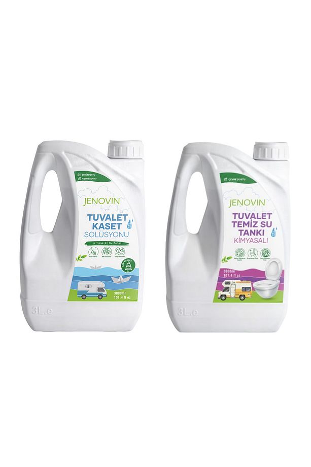 Sifon Temizliği Karavan & Tekne Kasetli Ve Portatif Tuvalet Wc Atık Kimyasalları Çam Kokulu 3l - 4
