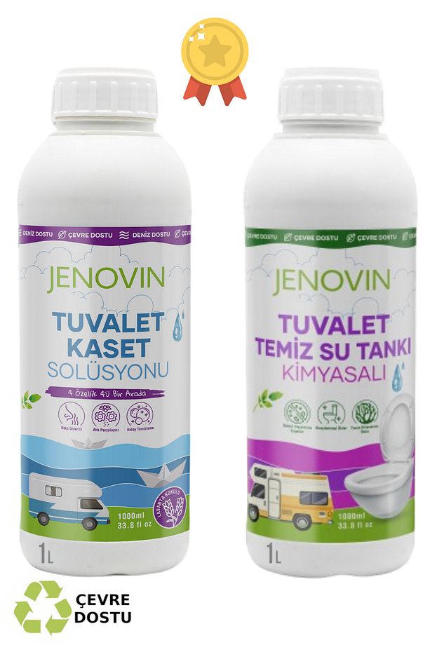 Sifon Temizliği Karavan & Tekne Kasetli Ve Portatif Tuvalet Wc Atık Kimyasalları Lavanta Kokulu 1l - 2