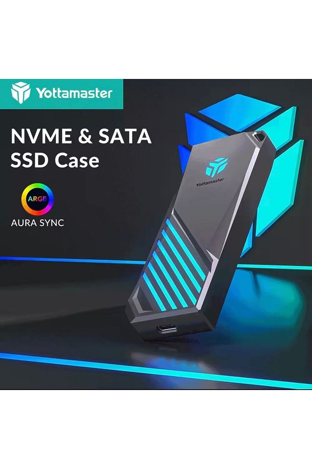 M.2 Nvme Sata Ssd Kutusu 2230/2242/2262/.2280 Çift Protokol 10Gbps Nvme 5Gbps Sata Ngff Kutusu - 4