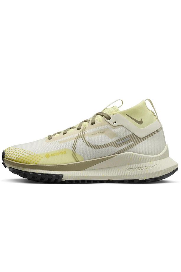 React Pegasus Trail 4 Goretex Su Geçirmez Reflektörlü Yürüyüş Koşu Ayakkabısı Krem Yeşil - 3