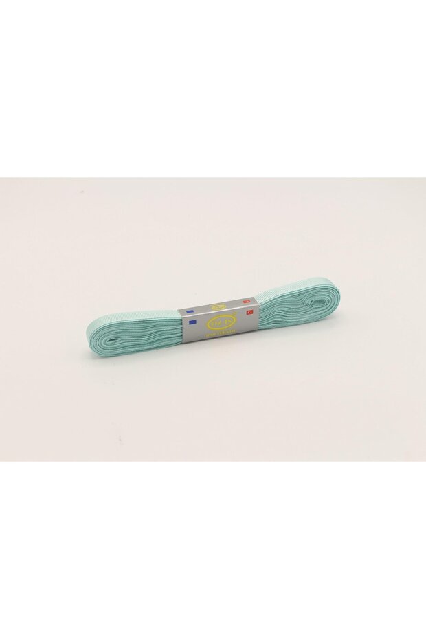 شريط Grosgrain باللون الأخضر المائي مقاس 10 مم
