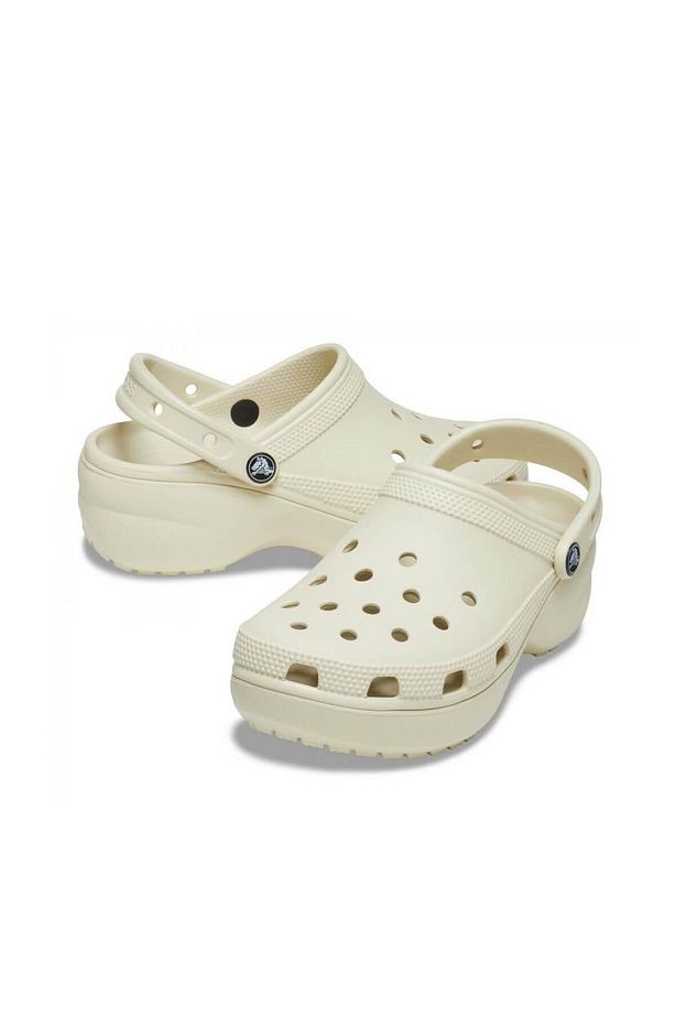 Classic Platform Clog W Terlik - Kemik - 3