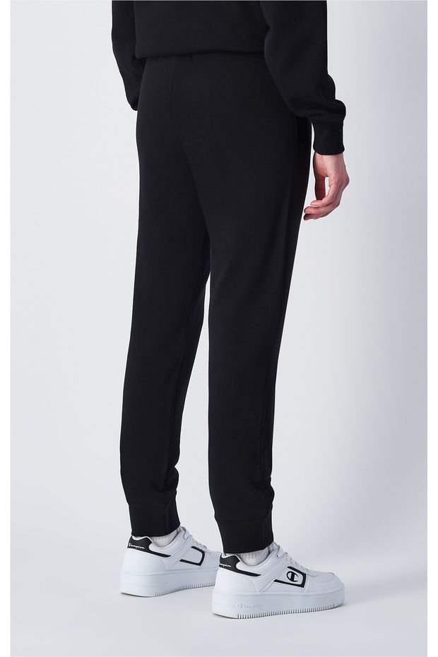 Script Shop Rib Cuff Pants Siyah Kadın Eşofman Altı-117550-KK001 - 4