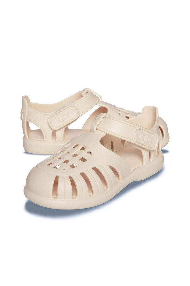 Tobby Solid Çocuk Sandalet - Fildişi - 3