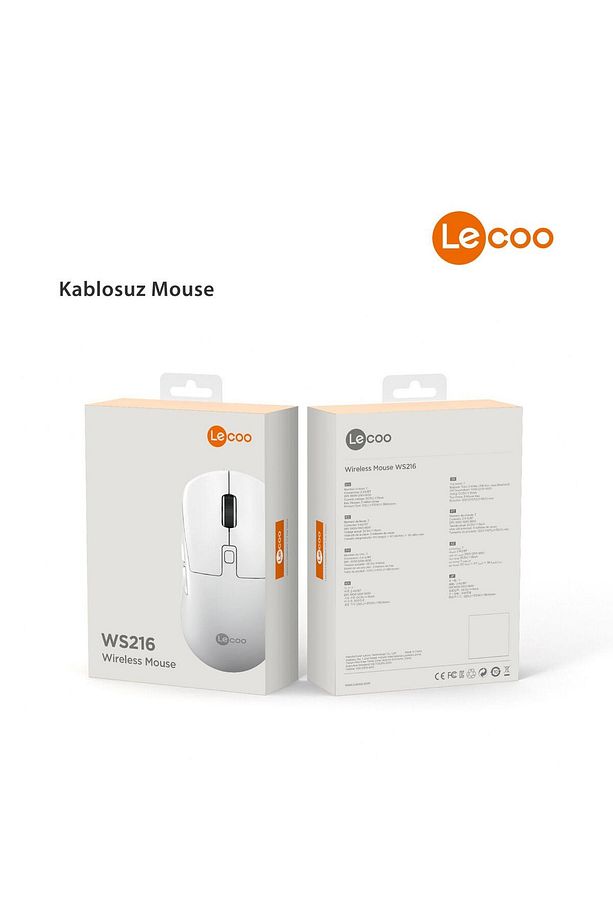 Ws216 Dual-mode Bluetooth Ve 2.4g Kablosuz Optik Mouse 7 Tuş Siyah - 6