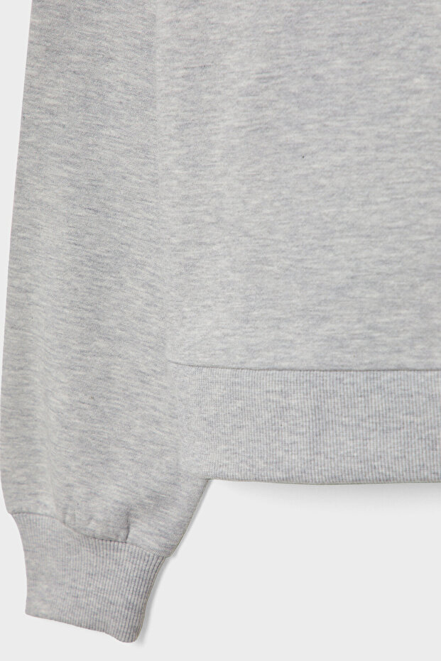 Bisiklet yaka sweatshirt - 7