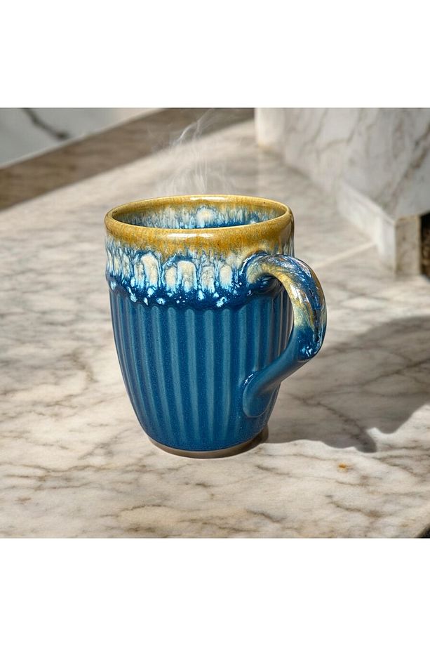Shizen Mavi latte Kupa - 3