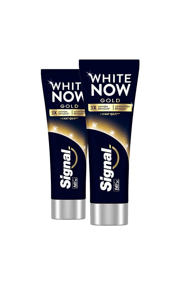 White Now Gold Beyazlatıcı Işıltı Diş Macunu 75ml X2 - 2