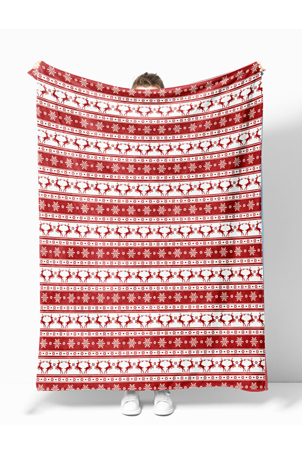 Christmas & Christmas Patterned Fleece Blanket Tv Blanket Merry Christmas