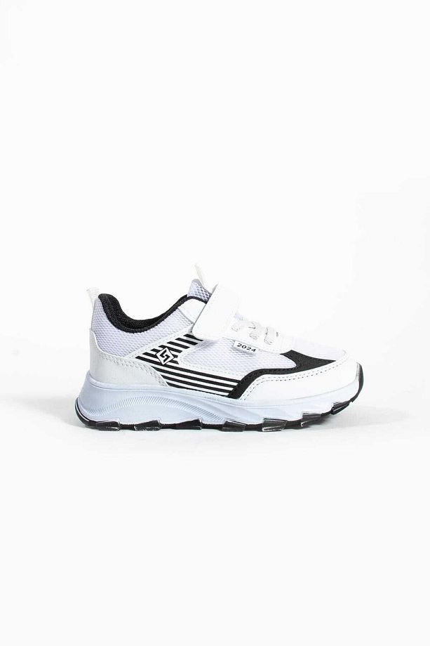 Unisex Çocuk Cırtlı  lastikli Rahat Günlük Sneaker anorak  Spor Ayakkabı hafif poli taban - 3