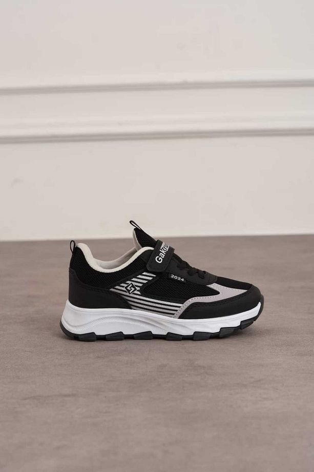 Unisex Çocuk Cırtlı  lastikli Rahat Günlük Sneaker anorak  Spor Ayakkabı hafif poli taban - 4
