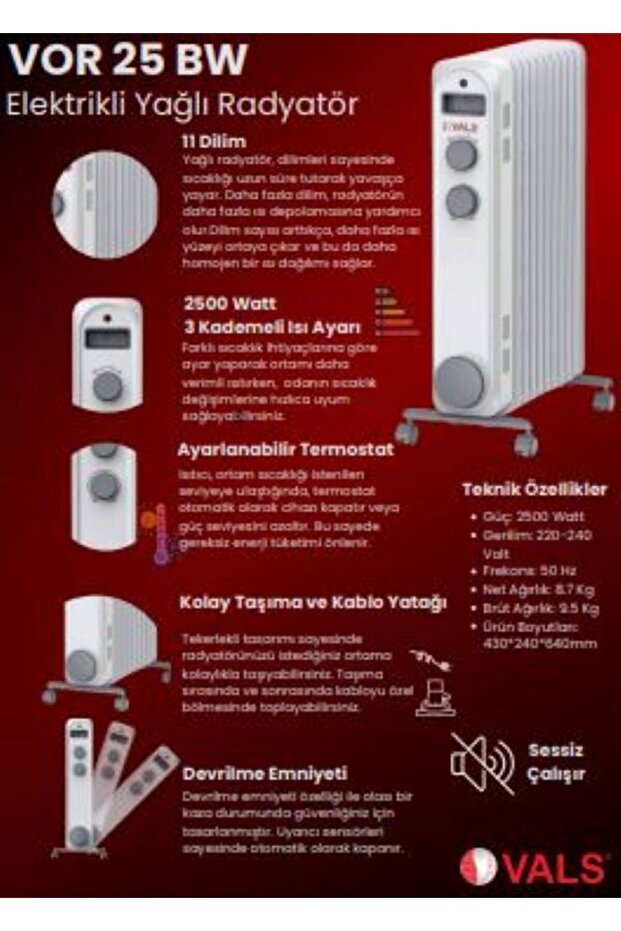 VOR 25 BW Radyatör - 2