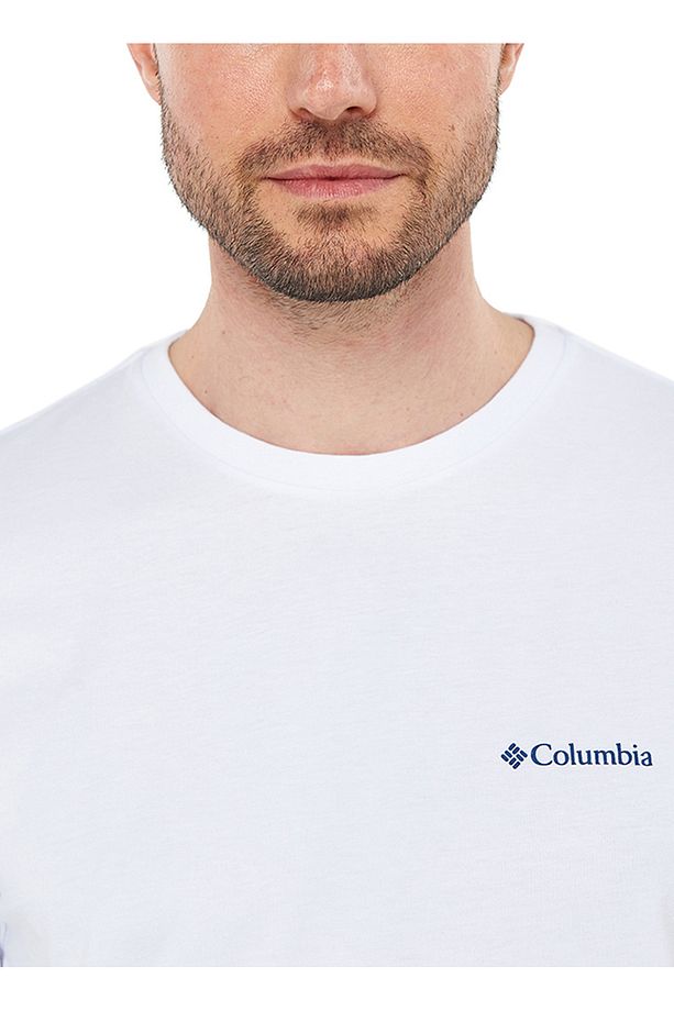 Beyaz CSC Basic SLogo Brushed Erkek Kısa Kollu T-Shirt CS0282 CSC M BASIC SM LOGO BRUSHED - 5