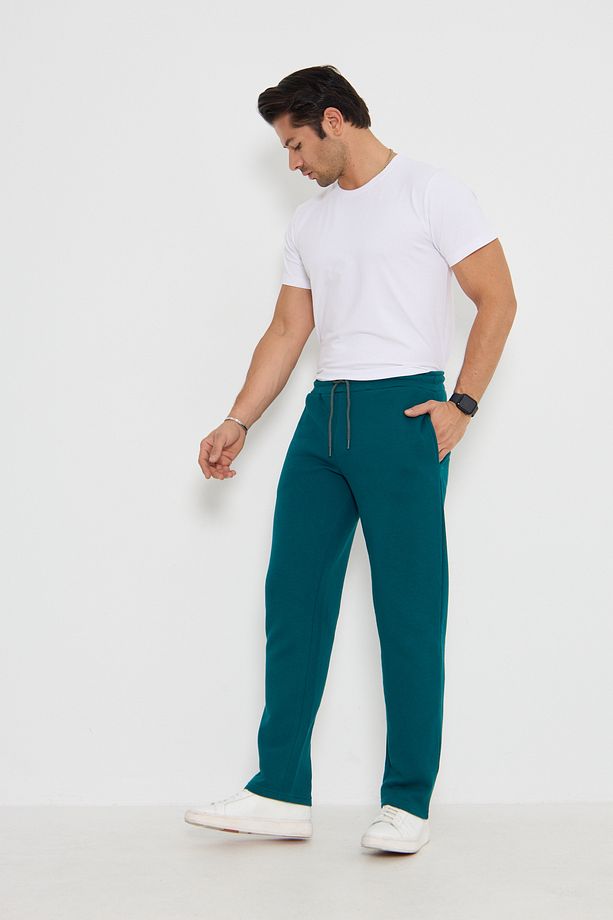 Unisex Eşofman altı %100 pamuk kışlık rahat kesim İhracat kalitesi soft doku - 7