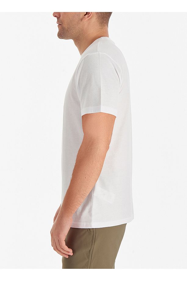Beyaz CSC Basic SLogo Brushed Erkek Kısa Kollu T-Shirt CS0282 CSC M BASIC SM LOGO BRUSHED - 2