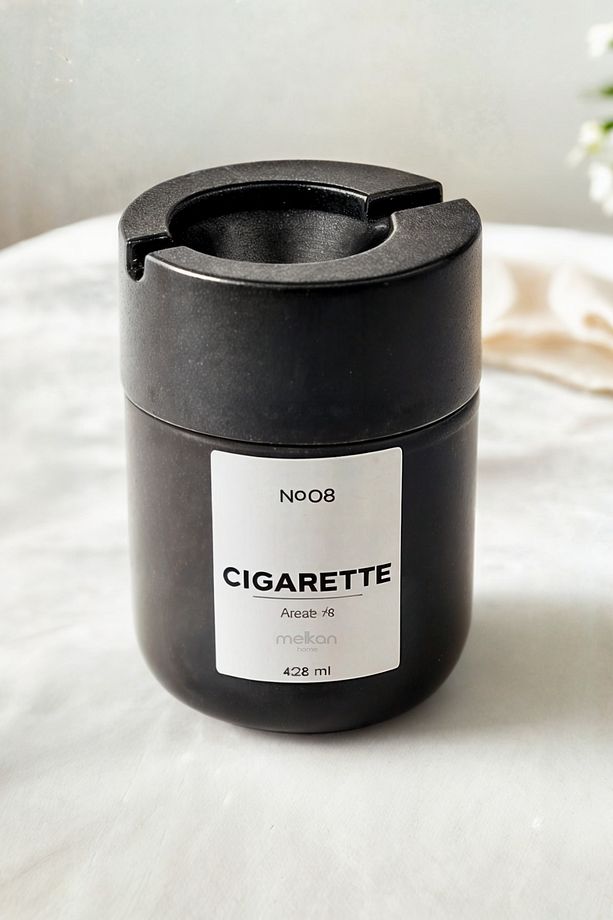 Cam Küllük, Kokusuz Sigara Küllüğü 425ml Küllük, Cam Kül Tablası Kokusuz Küllük - 3