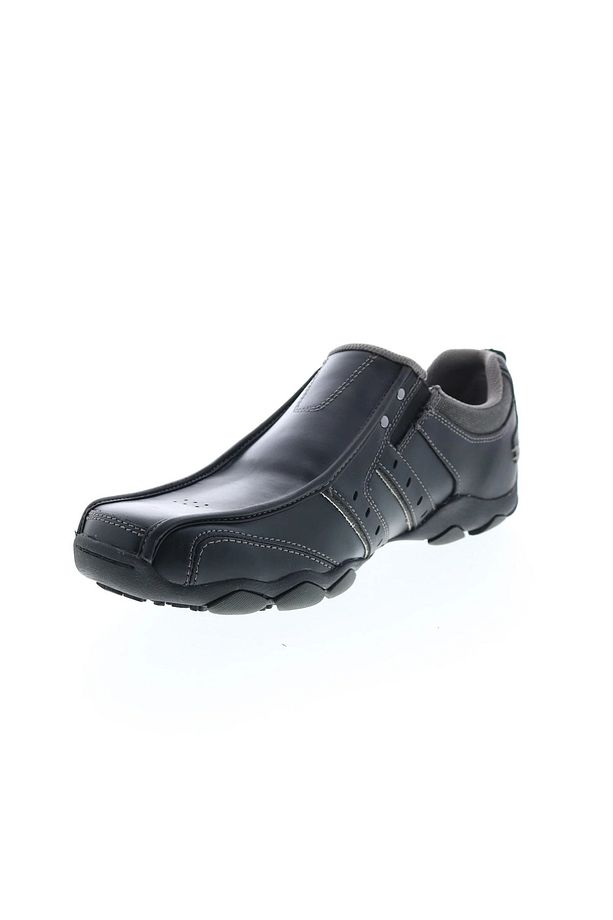 61779-BLK Diameter Deri Loafers ve Slip-On Erkek Günlük Spor Ayakkabı - 4