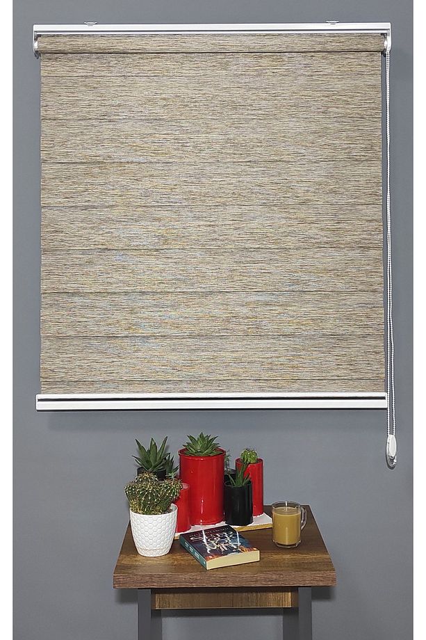 Kahve Bambu Zebra Perde R-07 - 4