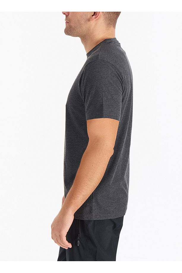 Antrasit Melanj CSC M Basic Logo Brushed Erkek Kısa Kollu T-Shirt CS0282 CSC M BASIC SM LOGO BRUSHED - 2