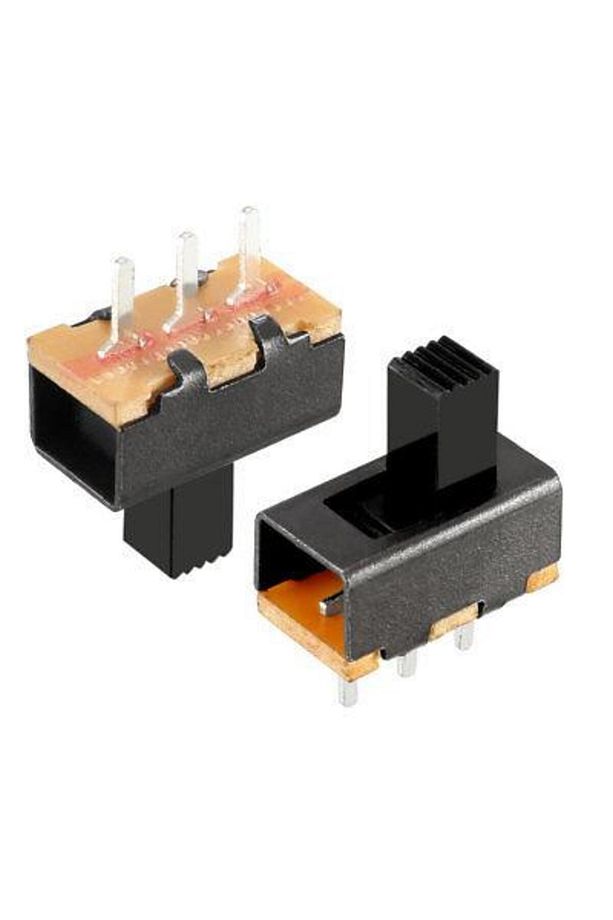 3 Pin Spdt On Off Kulaksız Sürgülü Anahtar 180° - 10 Adet - 1