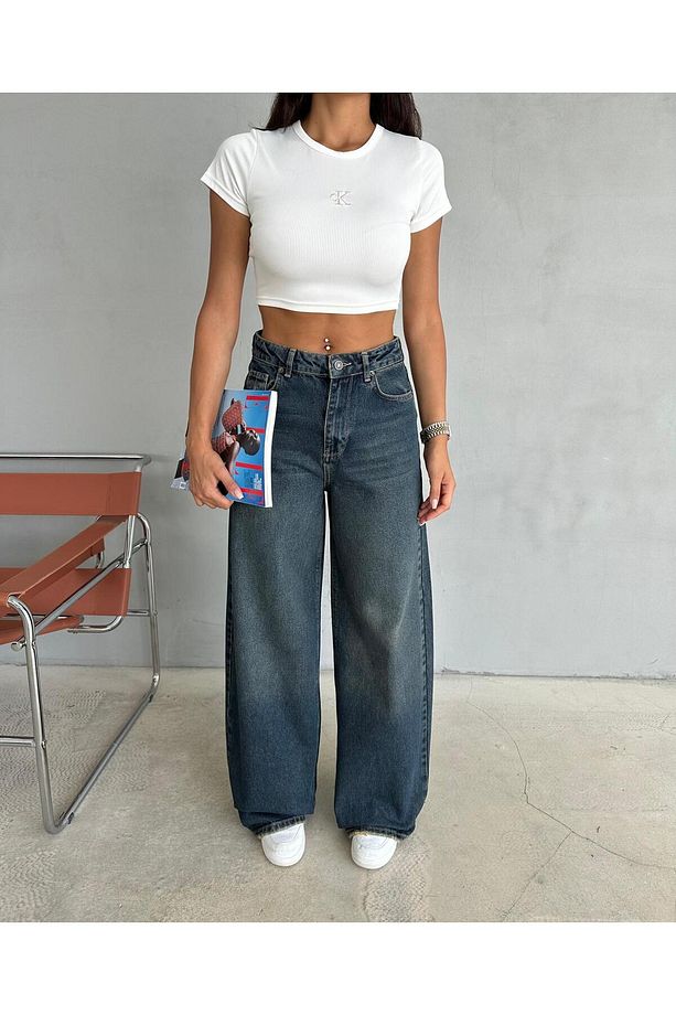 ZEO BASİC DENİM BAGGY PANTOLON TİNT - 3