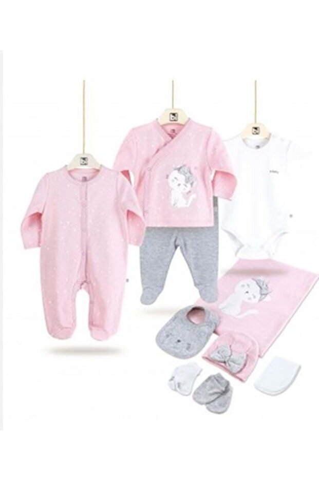 10 Pcs Hospital Release 0-3 Months Pink
